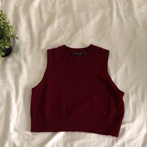 Red Crop Top